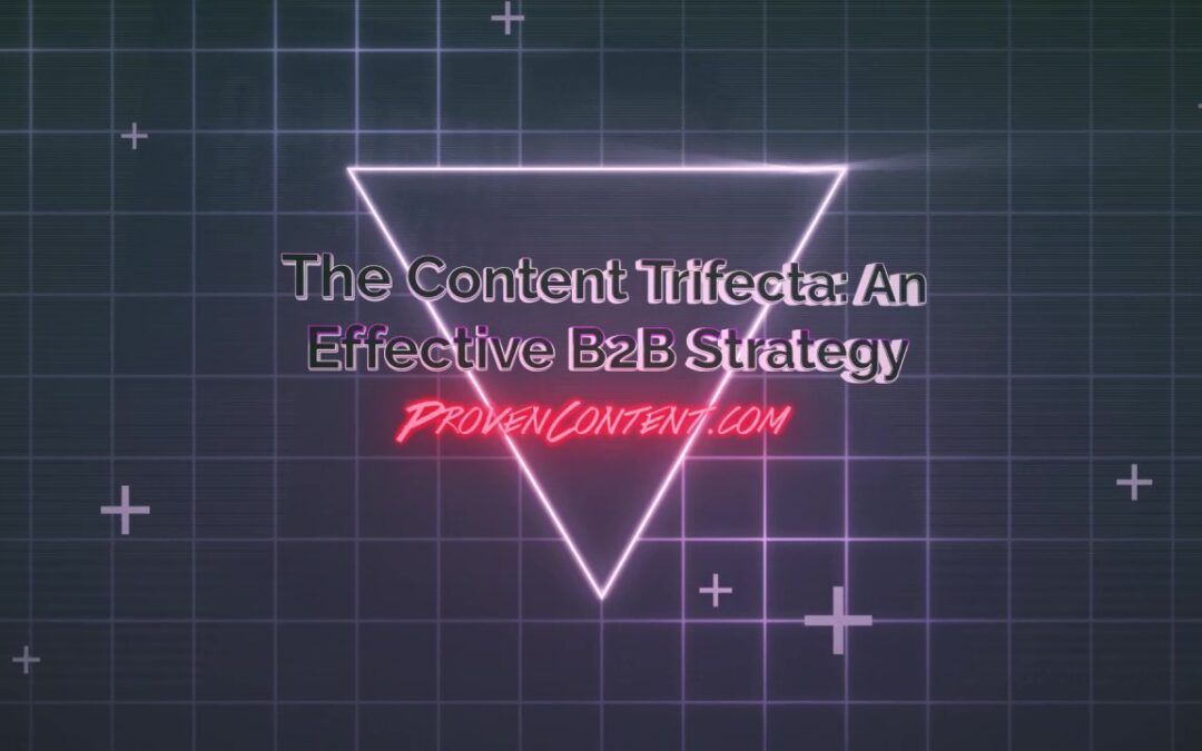 The Content Trifecta: An Effective B2B Strategy